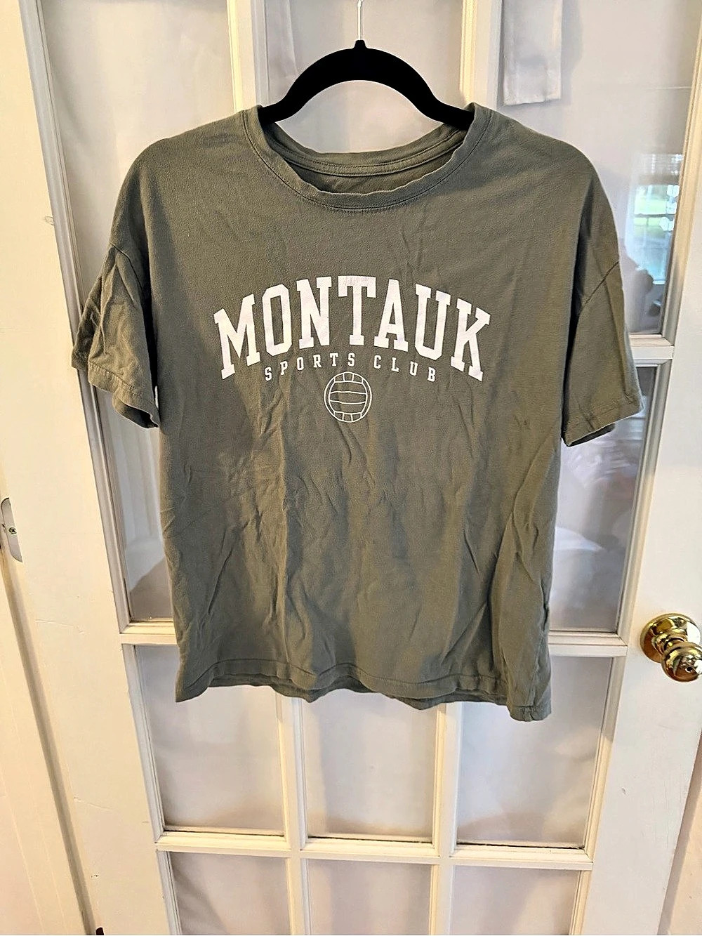 Abercrombie & Fitch Boyfriend Tee - Montauk Sports Club Green XS